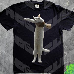 Long Cat Meme Shirt, Funny Cat Gag Gift, Cat Lovers, Comfort Colors Tshirt, Unhinged, Adult Humor, Gen Z Tee, Gift For Him, Unisex