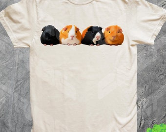 Camiseta de conejillo de indias estilo años 90, camiseta vintage de animales lindos, hámster, regalo para amantes de los conejillos de indias, camiseta divertida con regalo de broma, chica suave, Y2k, holgada, tonta