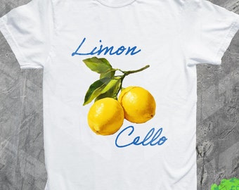 Limoncello La Dolce Vita Shirt, Komfortfarben, Vintage 90er Jahre Y2k Coquette Tee, Sardinen, Tomatenmädchensommer, Fischdosen Shirt, süß Flirty