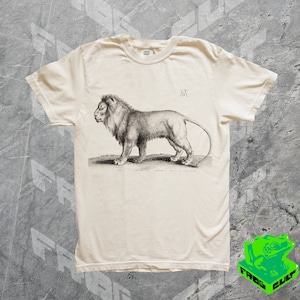 Vintage Lion 90s Graphic Shirt, Lion Lovers Retro Tee, 2000s Nature Shirt, Nostalgia Unisex Oversize Tee, Cute Tiger Gift, Comfort Colors