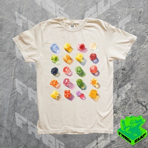90s Vintage Coquette Candy Shirt, Hard Gummy Candy Graphic Tshirt, Cute Girly Summer Vibes Tee, Oil Painting Watercolor, Soft, Retro Gift