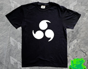 Japanese Mitsudomoe Cursemark Shirt, Ninja Curse Mark