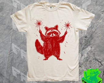 Funny Vintage Trashpanda Tshirt, Comfort Colors, Raccoon Retro Screenprinted Shirt, 90s Graphic Tee, Party Shirt, Gift For Him, Y2k, Grunge