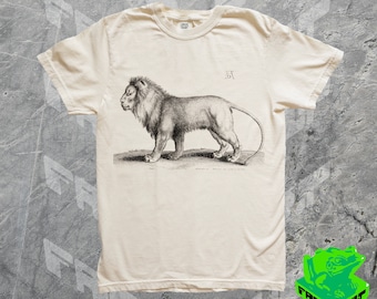 Vintage Lion 90s Graphic Shirt, Lion Lovers Retro Tee, 2000s Nature Shirt, Nostalgia Unisex Oversize Tee, Cute Tiger Gift, Comfort Colors