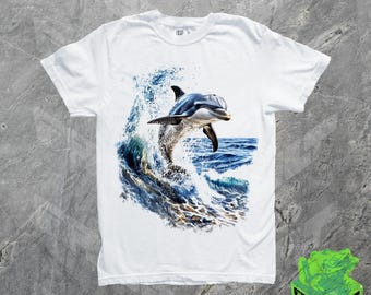 Labyrins Two Dolphin Tshirt White イルカ Labyrins Two Dolphin Tshirt White イルカ Labyrins イルカT
