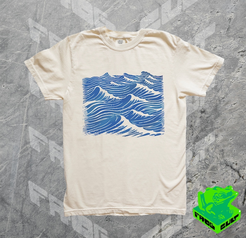 SEA MESSAGE PRINT SILK SHIRT / BLK
