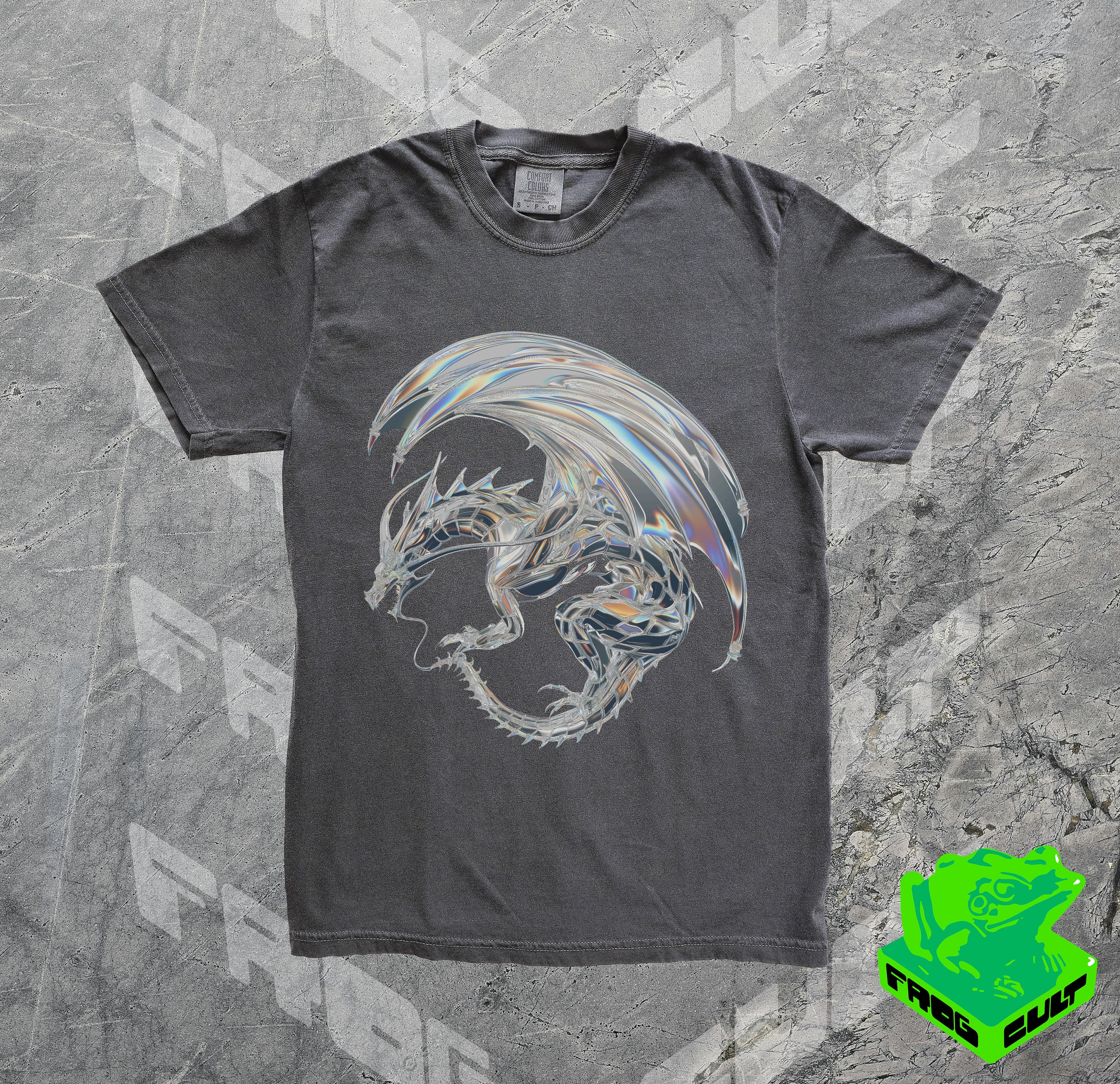 ミュージシャン 90s DIO dragon T-shirt dark gray ミュージシャン 90s DIO dragon T-shirt dark gray