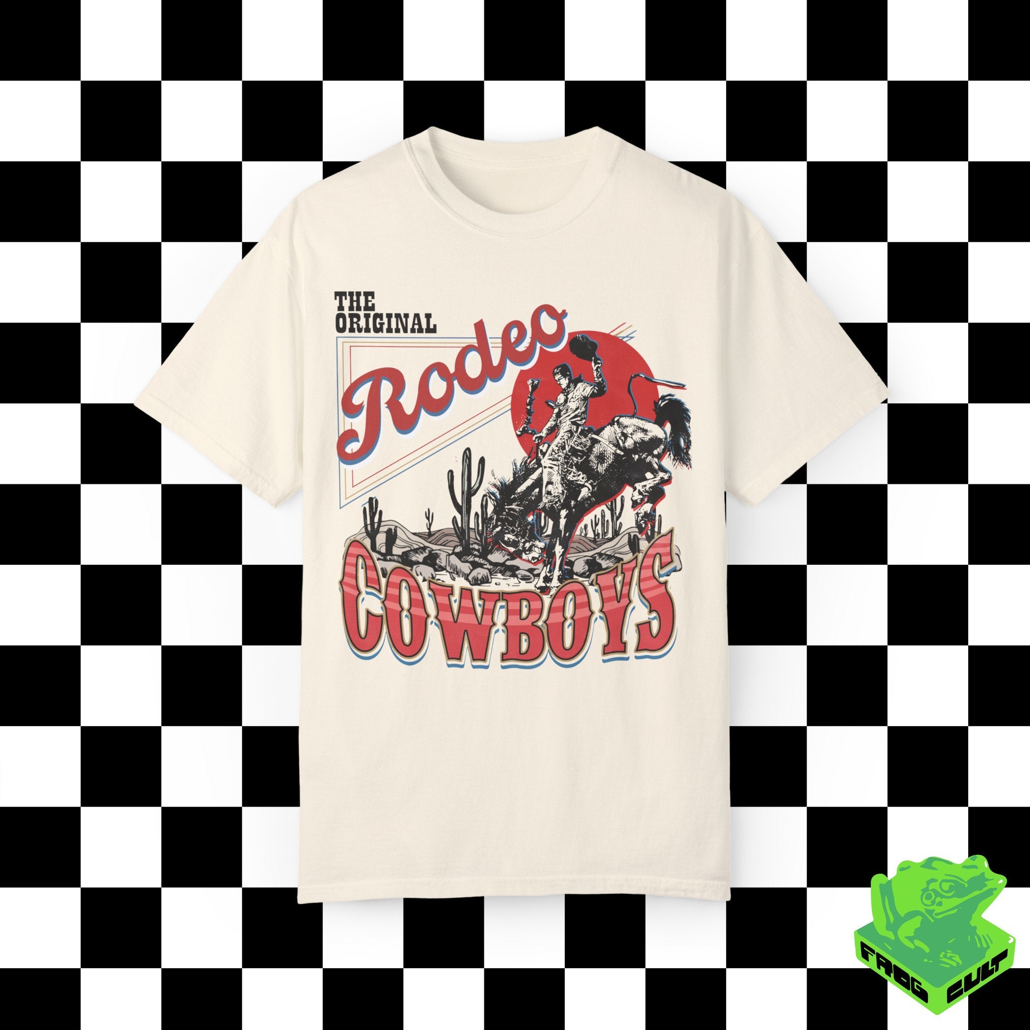 1970-80s Wright's / RODEO ロデオ カウボーイ Tシャツ ヴィンテージ ロデオ カウボーイ T シャツ、コンフォート カラー、70