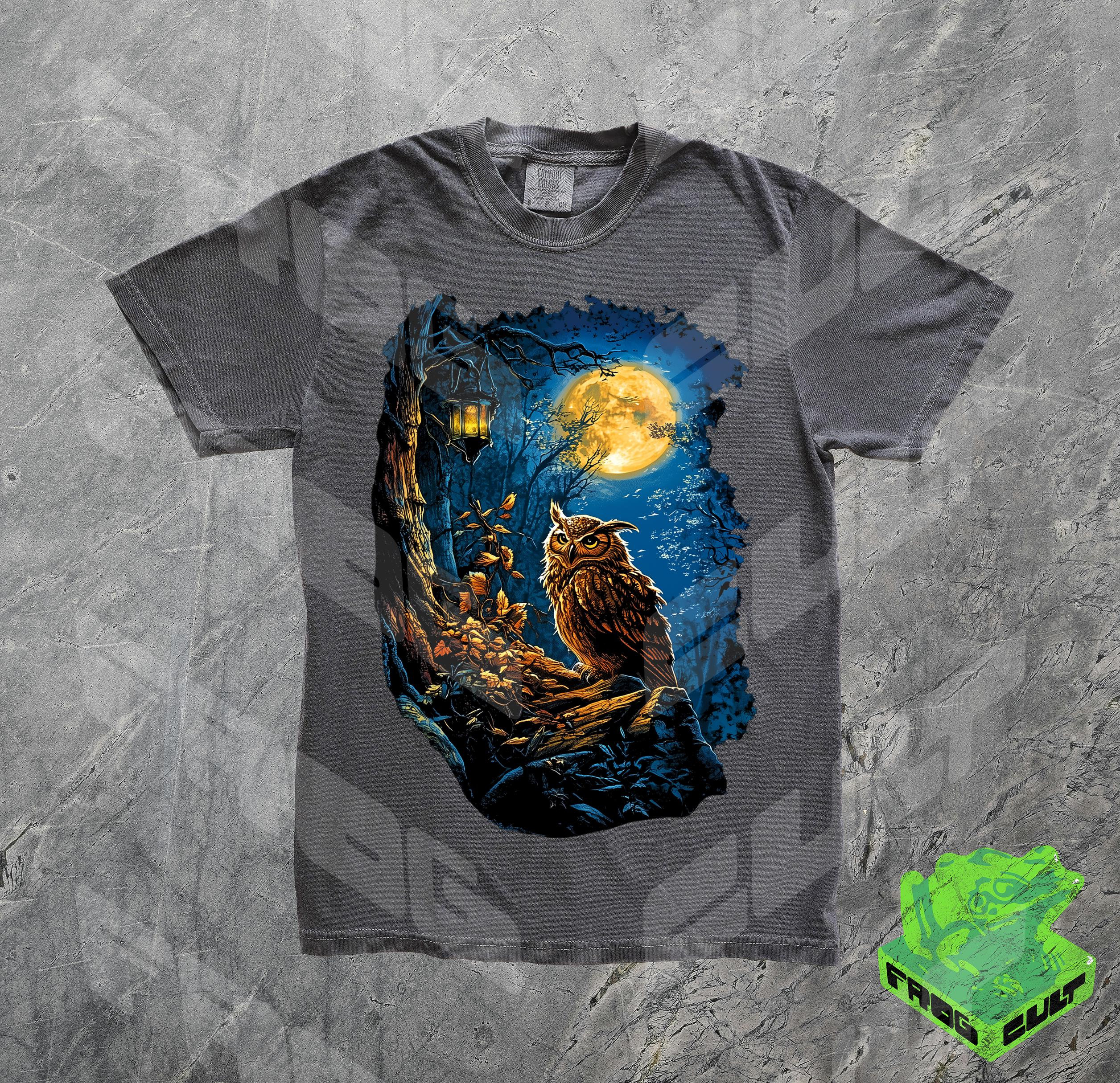 90年代風ヴィンテージフクロウTシャツ、バードウォッチング、鳥好きへ 