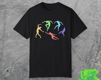 T-Shirt Vintage Henri Matisse 'La Danse' - Années 90 - Taille M - Occasion Très Bon État