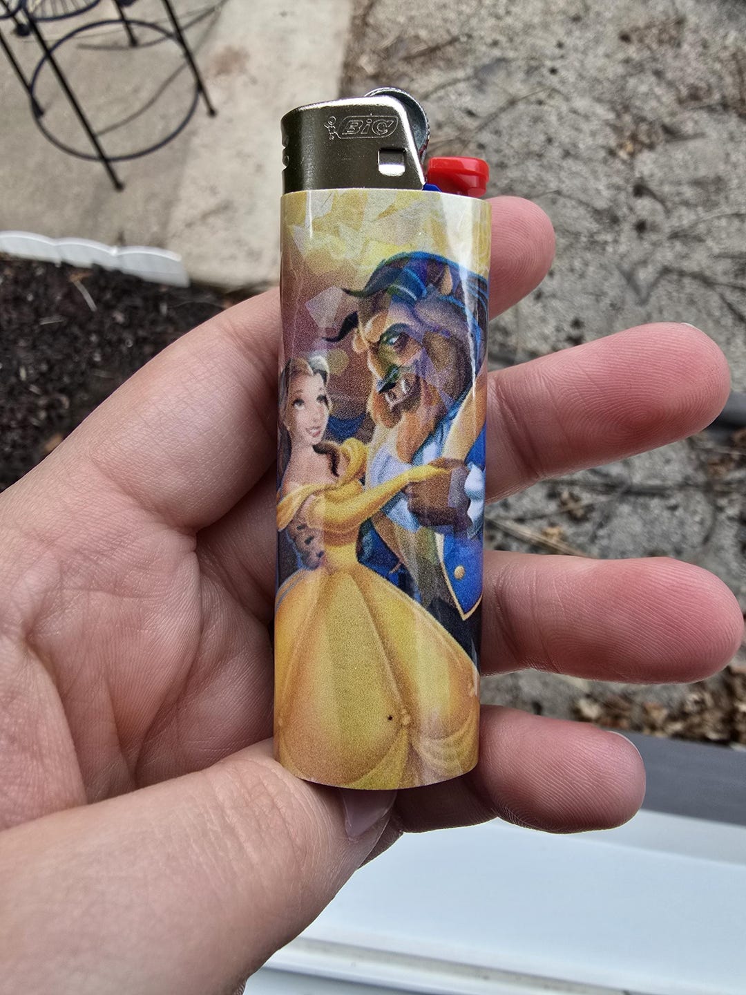 Beauty and the Beast Custom Bic Lighter - Etsy