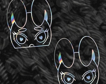 Bunny | Car Decal | JDM Decal | JDM Sticker | Stance | Static | Die-Cut | Sticker | Bumper Sticker