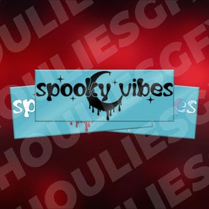 Spooky Vibes | Car Decal | JDM Decal | JDM Sticker | Stance | Static | Die-Cut | Sticker | Bumper Sticker | Spooky | Halloween