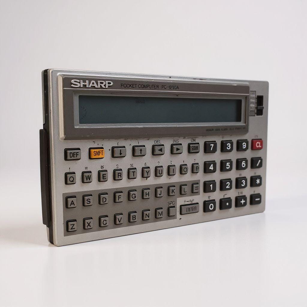 ポケットコンピューター プリンター&マイクロカセットレコーダー CE