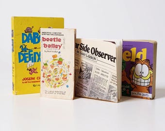 Vintage Comic Book Bundle | Far Side, Garfield, Beetle Bailey, Daffy Definitions