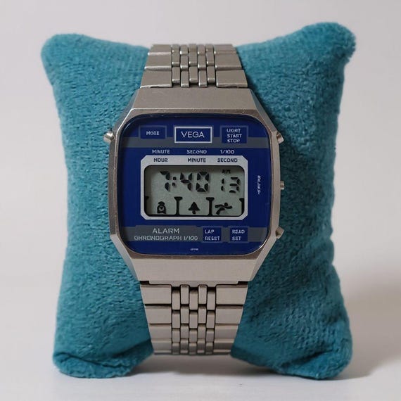 VEGA Retro Digital Chronograph Watch