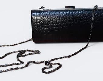 Vintage Bijoux Terner Snakeskin Clutch Purse