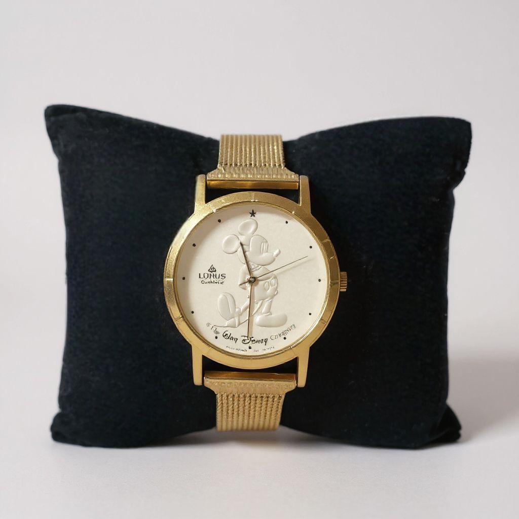 Lorus Gold Mickey Mouse Watch - Etsy display picture 1