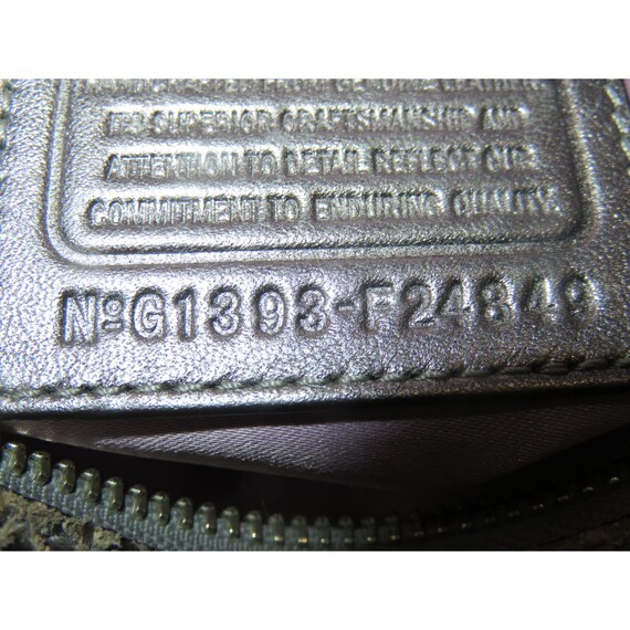 Coach Campbell Me Iridescent Python Embossed Exot… - image 7