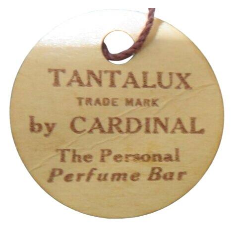 Tantalux by Cardinal Eau De Parfum Gardenia Chypre Bouquet Heart Lock & Key 1938 TANTALUX BY CARDINALPERSONAL EAU DE PARFUM BAR WITH TAG  main image 2
