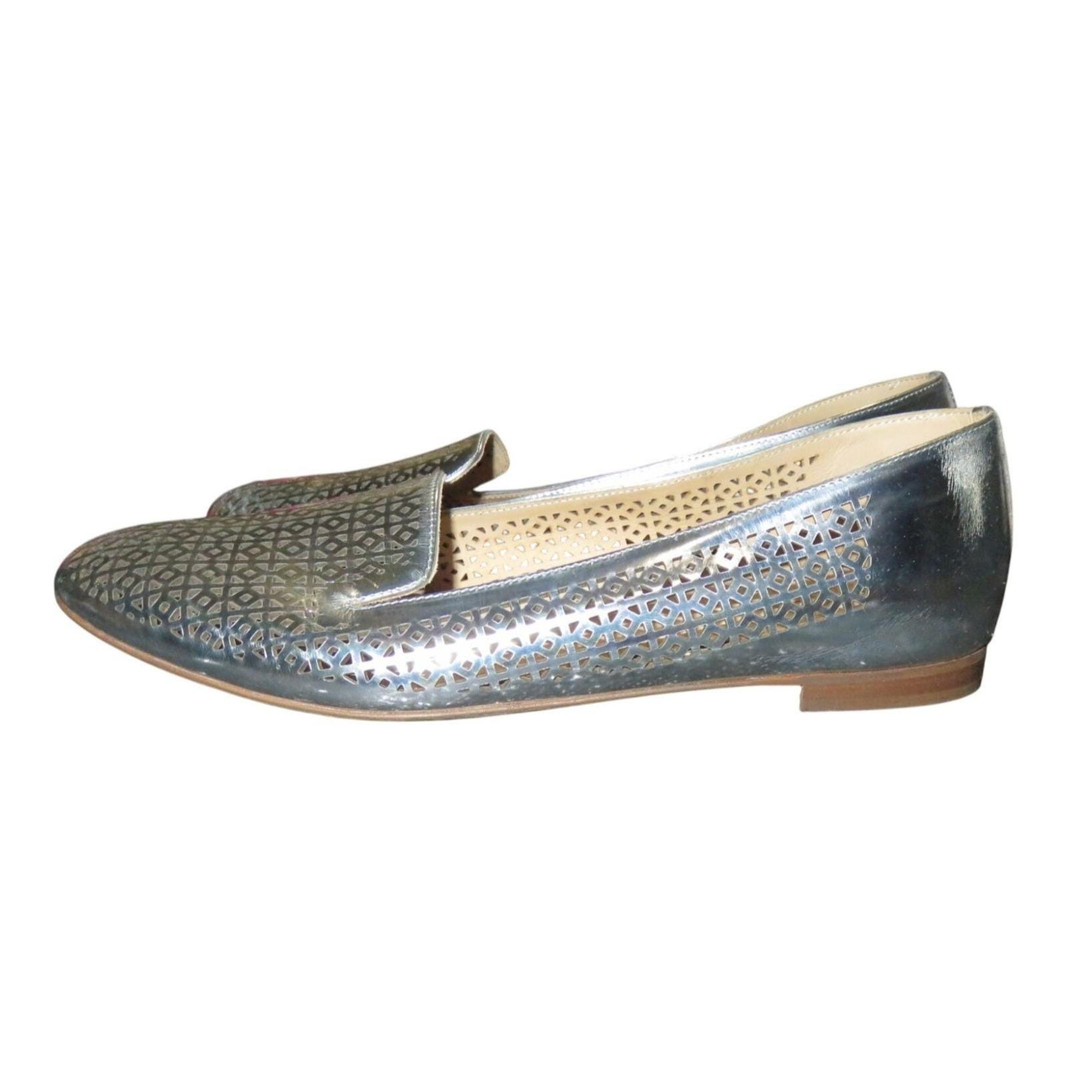 Gray Slip-On Loafers with Perforated Design Men main image 4