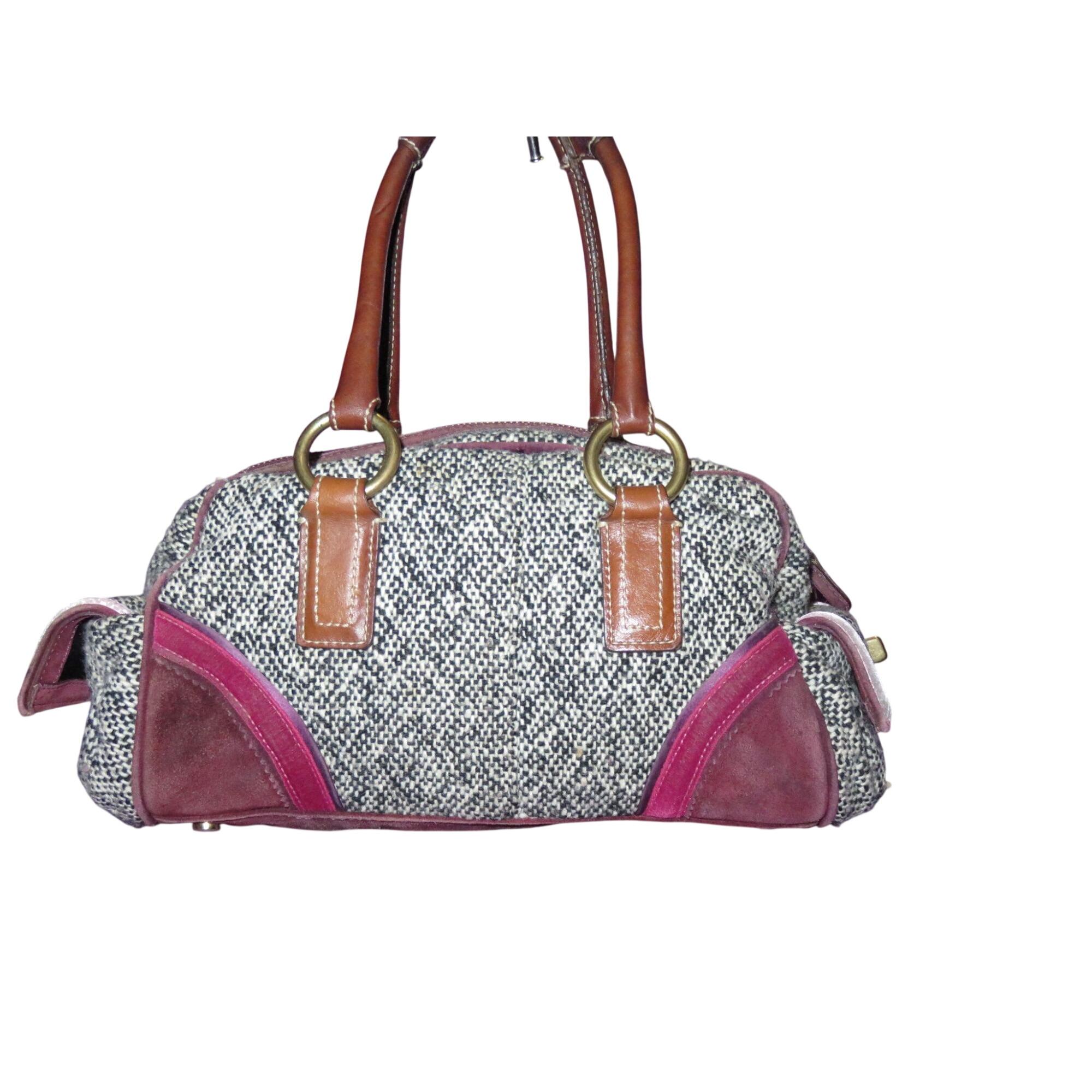 Coach 2005 Vintage Soho Tweed, Suede & Leather Mini Boston Bag