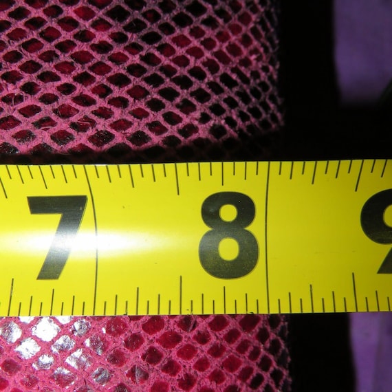 Coach Raspberry Python Embossed Leather Crossbody… - image 8