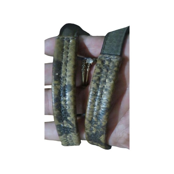 Coach Soho Embossed Python Leather Satchel, Buckl… - image 8