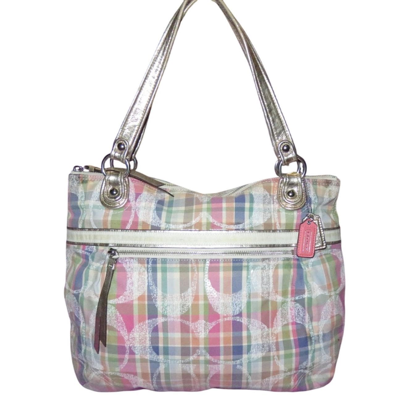 Plaid Coach Handbag - Etsy