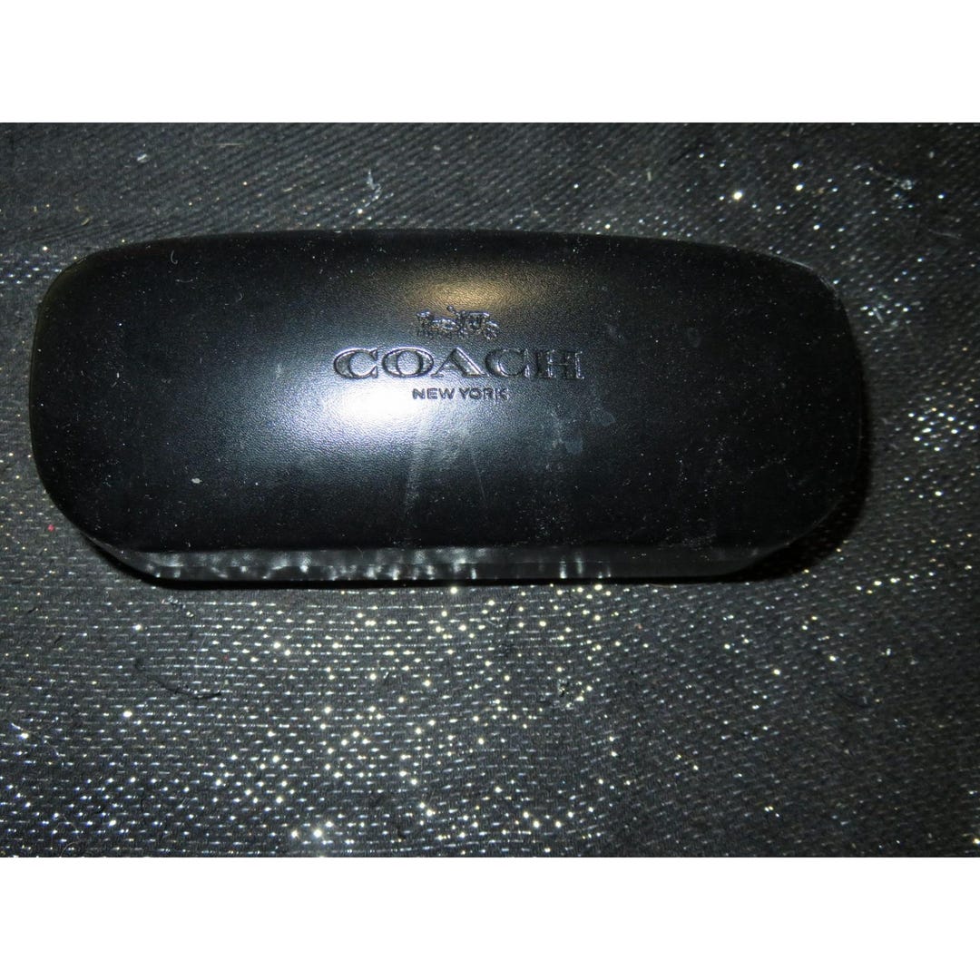 Coach Black Sunglasses with Case Coach Sunglasses HC 8309 Black & Tortoise Frame Case & Cloth  main image 3