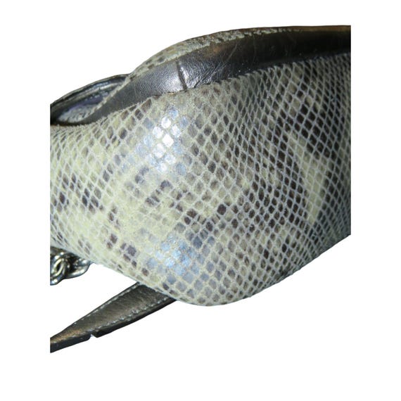 Coach Campbell Me Iridescent Python Embossed Exot… - image 10