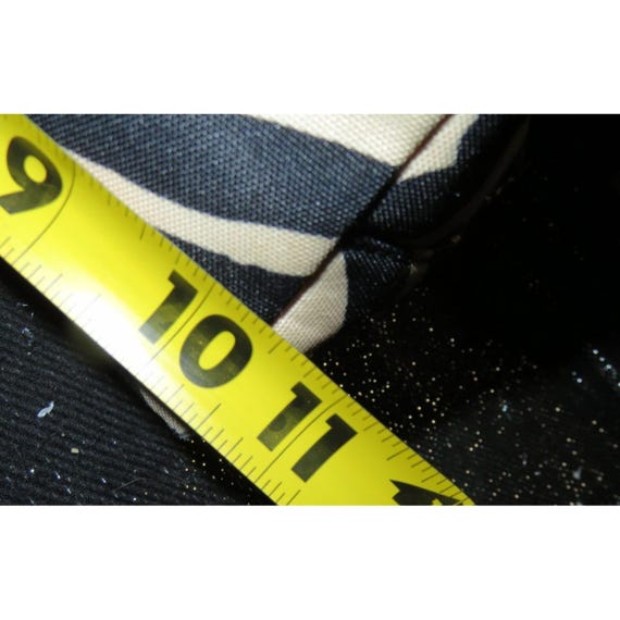 COACH Y2K Signature Zebra Stripe Animal Print Can… - image 9