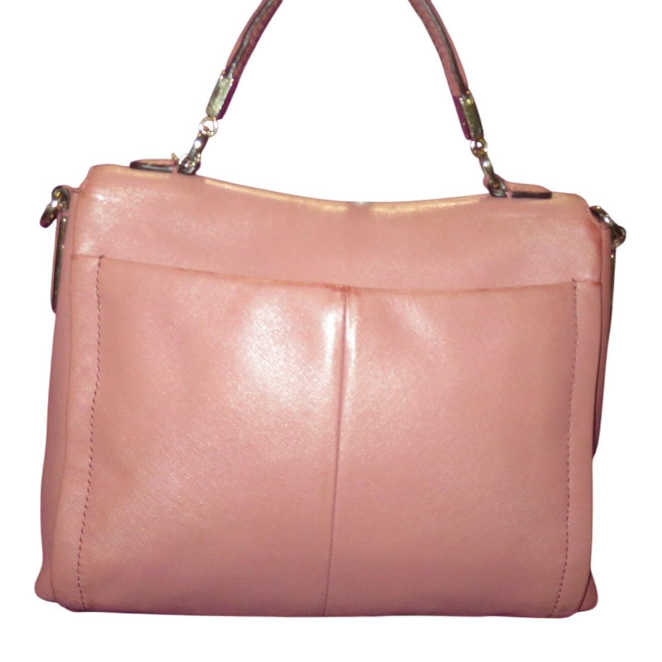 COACH Madison Sadie Mauve Pink Saffiano Leather Top Handle Satchel 