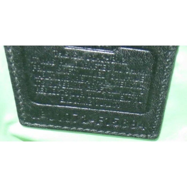 COACH Hampton 15694 zwarte leren handtas met klep en klep met klep en sluiting afbeelding 4
