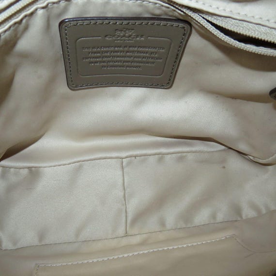 Coach Taylor Suede & Exotic Python Leather Flap C… - image 6