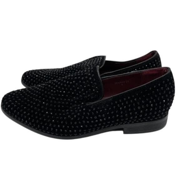Alberto Fellini Black Studded Smoking Loafer Driving Slipper  display picture 1