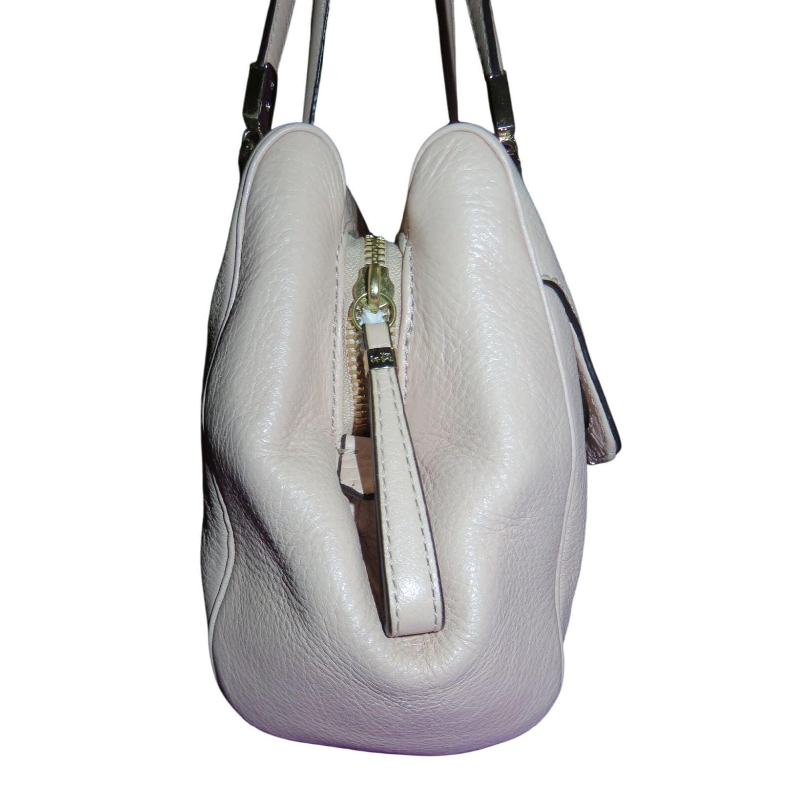 COACH Madison Madeline East West Crossbody Pale Blush Pink Leather 