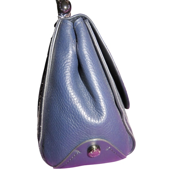 Coach Color block Exotic Python Glove tanned Leat… - image 3