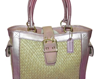 ヴィンテージ コーチ ブラック レザー ビジネス トート 7757 - Etsy 日本