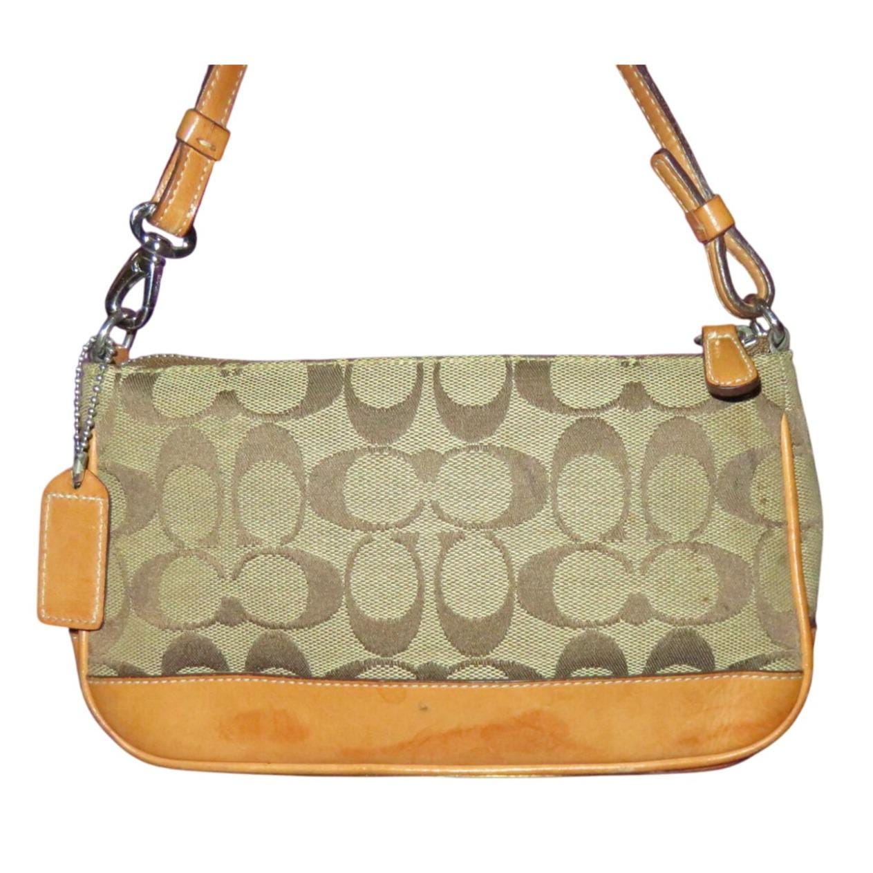 Coach 2004 Hampton Demi Baguette Bag in Signature C Canvas