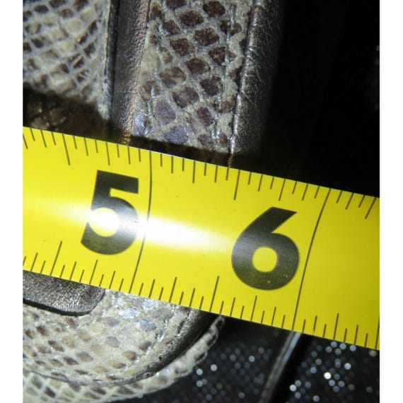 Coach Campbell Me Iridescent Python Embossed Exot… - image 13