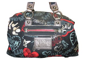 レディース Y2K COACH Poppy handbag signature Boston