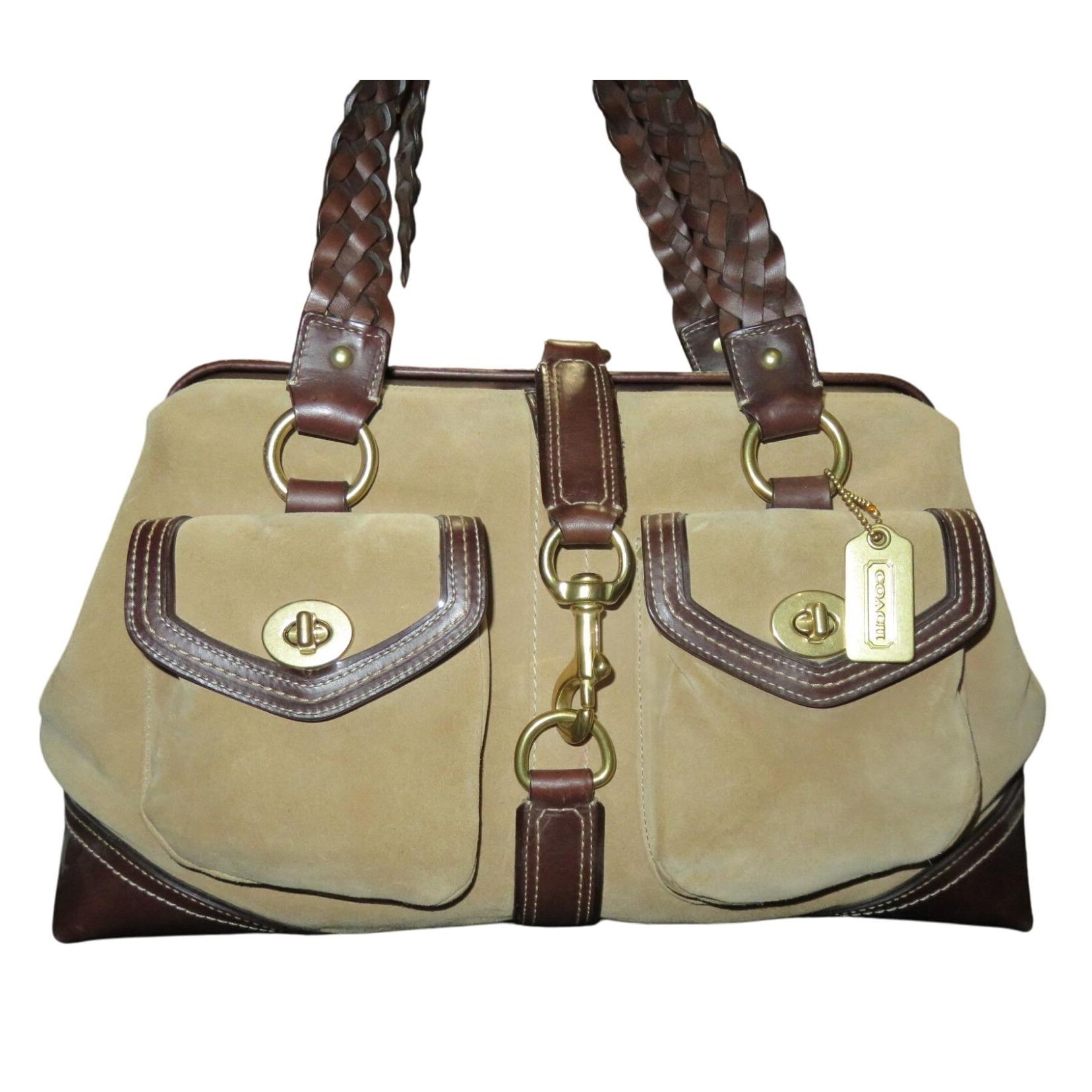 COACH Daphne Pocket Flap Legacy Satchel