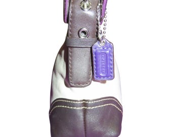 Coach Hamptons Leather Demi Baguette Shoulder Bag F11195 - Etsy