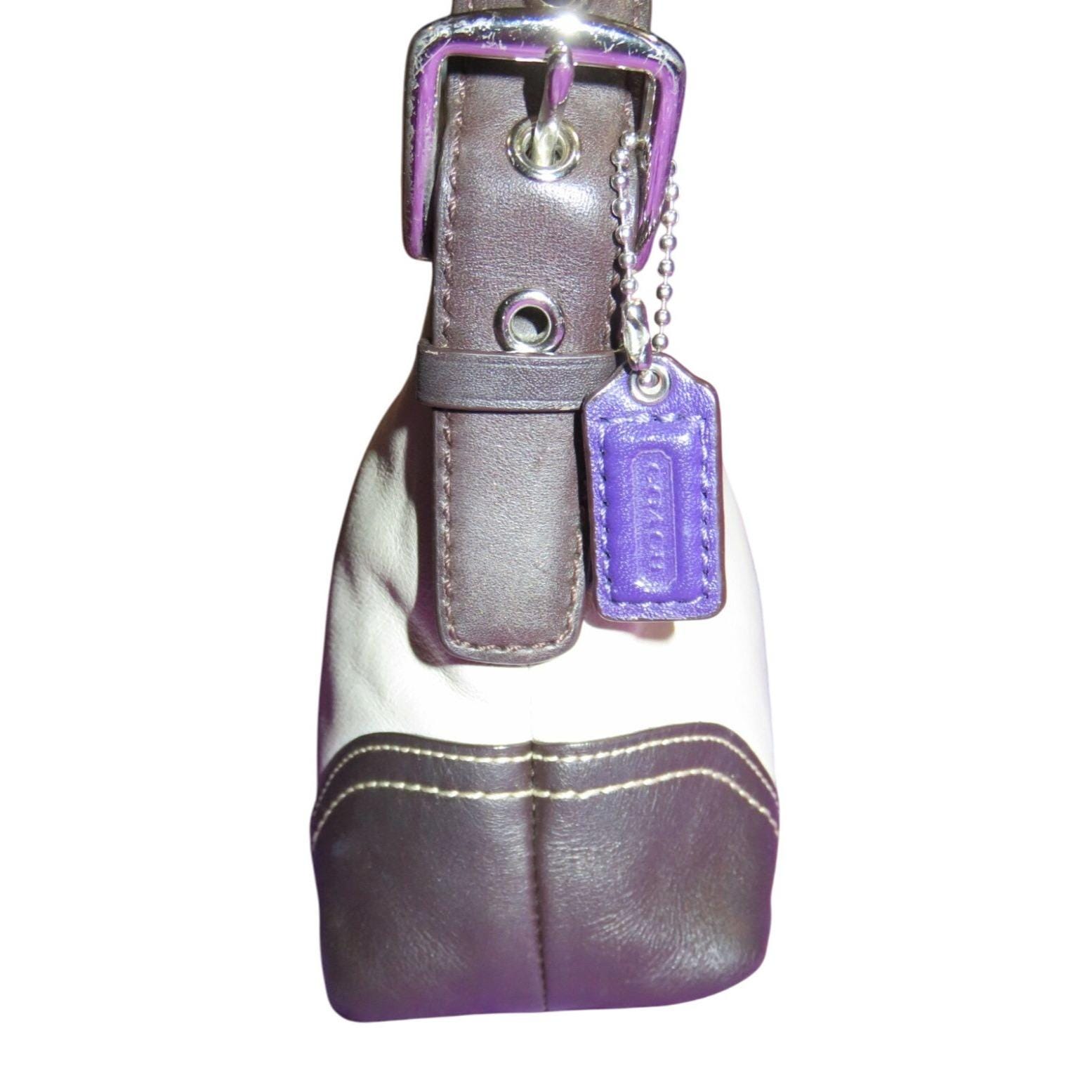 Coach Hamptons Leather Demi Baguette Shoulder Bag F11195 - Etsy