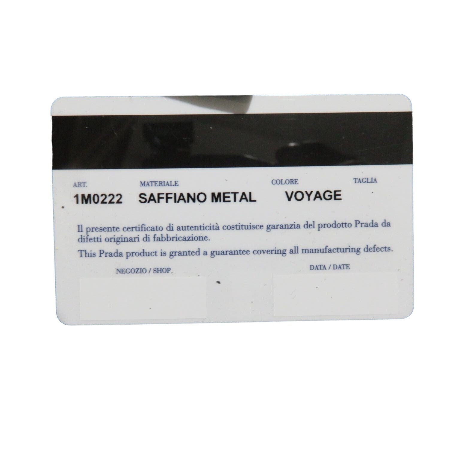 PRADA Voyager Italian Saffiano Leather Metal 6 Key Holder Cobalt