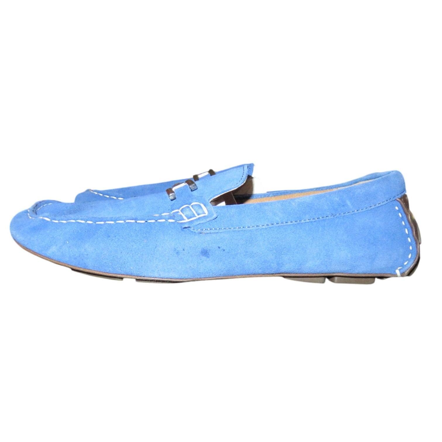 Vintage Mens Blue Suede Shoes - Etsy