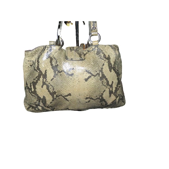 Coach Soho Embossed Python Leather Satchel, Buckl… - image 2