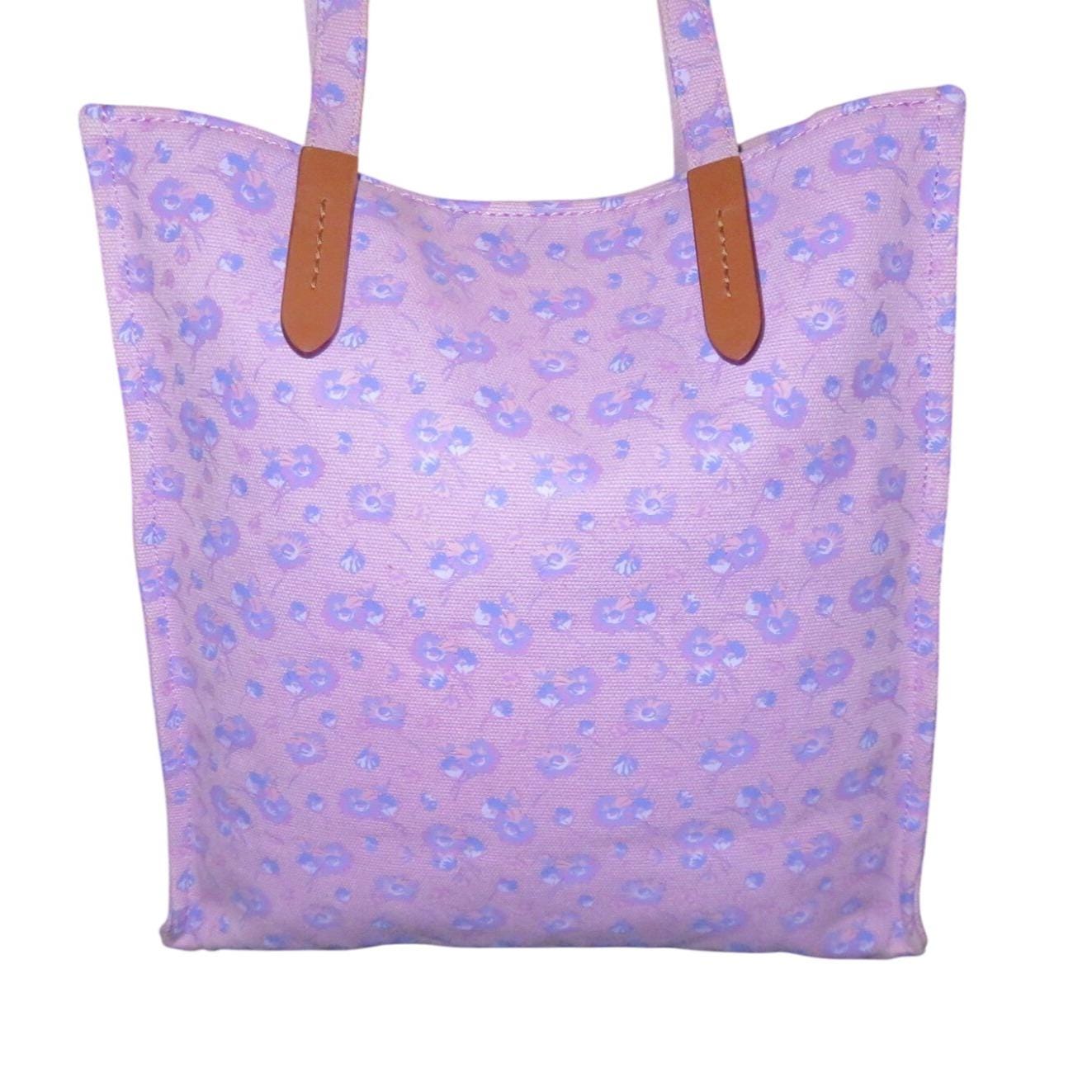 Coach Rare Limited Edition Bonnie Cashin Purple Printed Canvas 