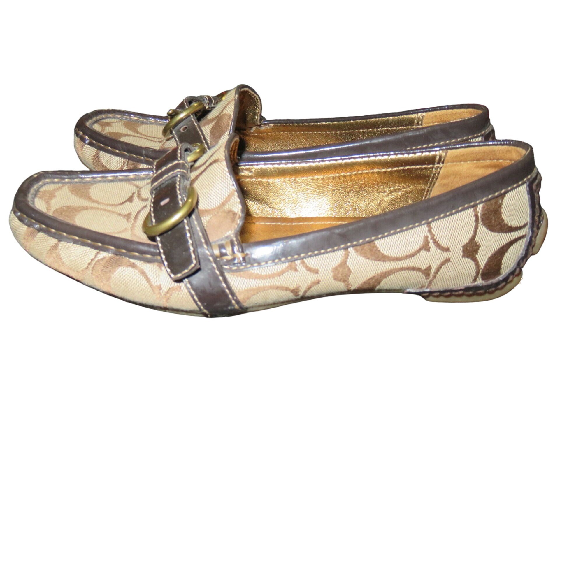 Coach patent leather loafers best sale